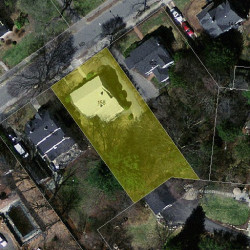 158 Pine Ridge Rd, Newton MA 02468-1511 aerial view