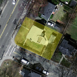 1736 Washington St, Newton MA 02466-2802 aerial view
