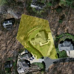 23 Laura Rd, Newton MA  02468-2163 aerial view