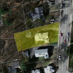 275 Lowell Ave, Newton MA 02460-1821 aerial view