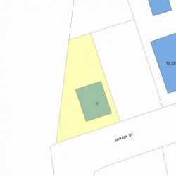 61 Chaske Ave, Newton MA 02466-1116 plot plan