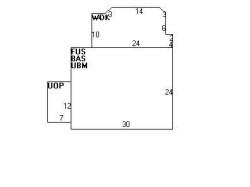 77 Fairway Dr, Newton MA 02465-1737 floor plan