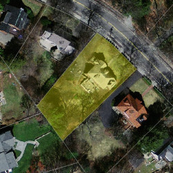 177 Valentine St, Newton MA  02465-3029 aerial view