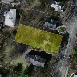 83 Lowell Ave, Newton MA 02460-1502 aerial view