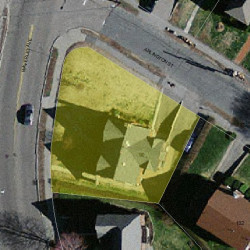 90 Waverley Ave, Newton MA 02458-2401 aerial view