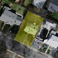 37 Grant St, Newton MA 02465-1508 aerial view
