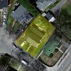 9 Bonmar Cir, Newton MA  02466-2708 aerial view