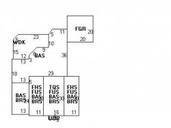 29 Gammons Rd, Newton MA 02468-1215 floor plan