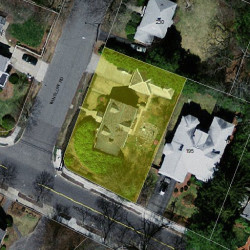 240 Winslow Rd, Newton MA  02468-1714 aerial view