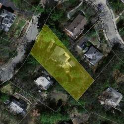 137 Collins Rd, Newton MA  02468-2211 aerial view