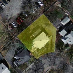 14 Westview Ter, Newton MA 02465-2345 aerial view