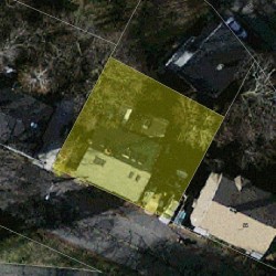 91 Newtonville Ave, Newton MA 02458-1852 aerial view