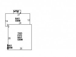 67 Clinton Pl, Newton MA  02459-1117 floor plan