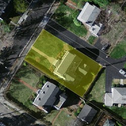 112 Glen Ave, Newton MA 02459-2080 aerial view