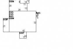 42 Plainfield St, Newton MA  02468-1618 floor plan