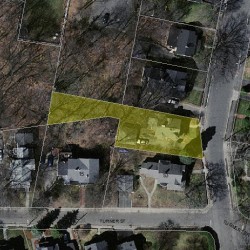 47 Central Ave, Newton MA 02460-1710 aerial view