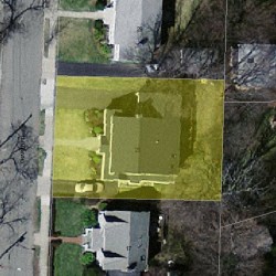 23 Charlotte Rd, Newton MA 02459-1707 aerial view