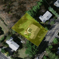 470 Brookline St, Newton MA 02459-3146 aerial view