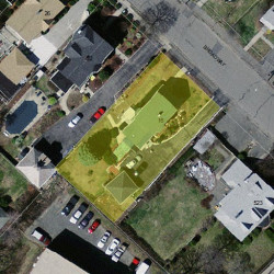 16 Broadway Ter, Newton MA 02460-1404 aerial view