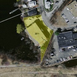 209 Riverview Ave, Newton MA  02466-1360 aerial view