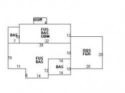 612 Quinobequin Rd, Newton MA 02468-2116 floor plan