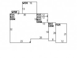 460 Quinobequin Rd, Newton MA 02468-2127 floor plan