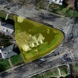 259 Ward St, Newton MA 02459-1212 aerial view