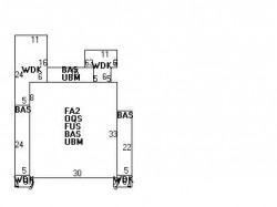 52 Dalby St, Newton MA 02458-1031 floor plan