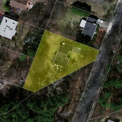 161 Beethoven Ave, Newton MA 02468-1731 aerial view