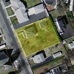 16 Chapel St, Newton MA 02458-1011 aerial view