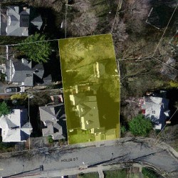 14 Hollis St, Newton MA  02458-2010 aerial view