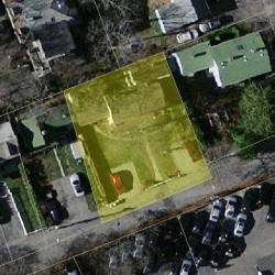 7 Avon Pl, Newton MA 02458-1511 aerial view