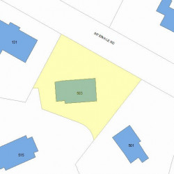 503 Beacon St, Newton MA 02459 plot plan