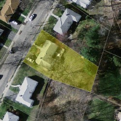 151 Truman Rd, Newton MA 02459-2640 aerial view