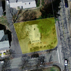 43 Oak St, Newton MA 02464-1407 aerial view