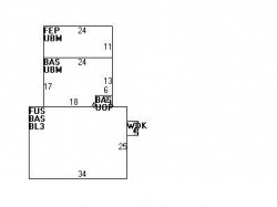 19 Chesley Rd, Newton MA  02459-1903 floor plan