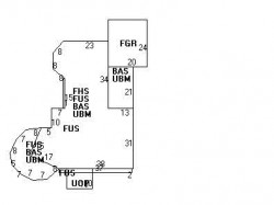 196 Windsor Rd, Newton MA 02468-1120 floor plan