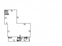 167 Pearl St, Newton MA 02458-1443 floor plan