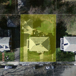 30 Nathan Rd, Newton MA  02459-1105 aerial view