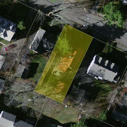 16 Lombard St, Newton MA 02458-2514 aerial view