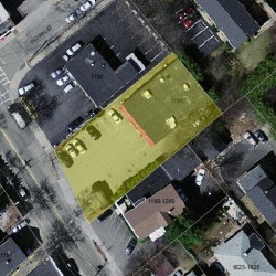 1194 Walnut St, Newton MA  02461-1269 aerial view