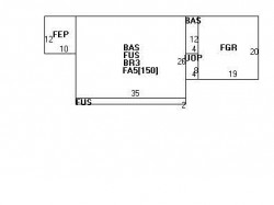 22 Bonmar Cir, Newton MA  02466-2708 floor plan