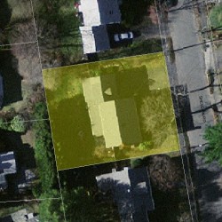 47 Sheldon Rd, Newton MA 02459-2737 aerial view