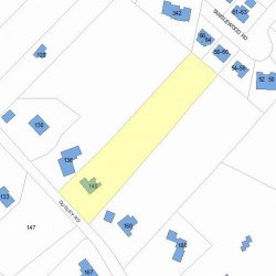 140 Dudley Rd, Newton MA 02459-2827 plot plan