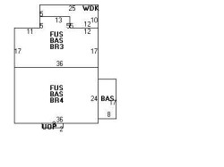 1464 Beacon St, Newton MA 02468-1613 floor plan