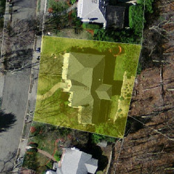 120 Cynthia Rd, Newton MA 02459-2864 aerial view