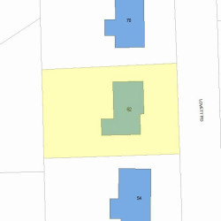 62 Lovett Rd, Newton MA 02459-3106 plot plan