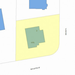 1173 Boylston St, Newton MA 02464-1005 plot plan