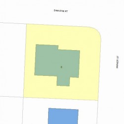 6 Stearns St, Newton MA  02459-2442 plot plan