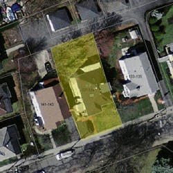 137 Norwood Ave, Newton MA  02460-2055 aerial view